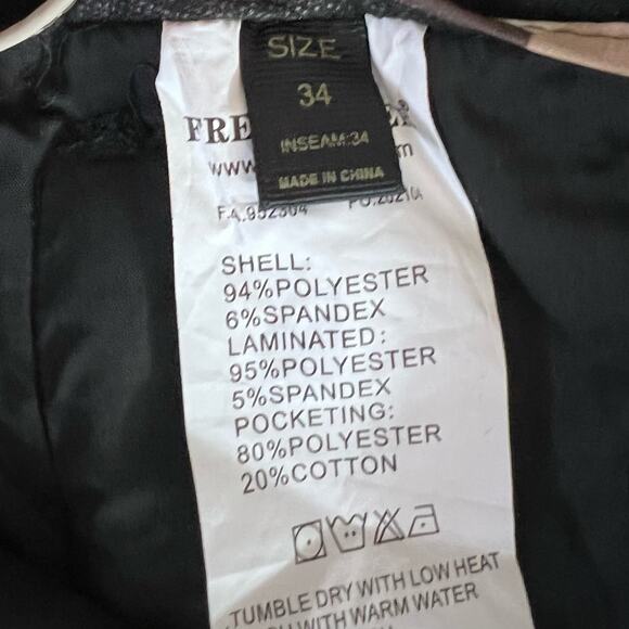 Free Soldier mens sz. 34/34Softshell fleece lined cargo snow hiking Pants 121B - Picture 10 of 13